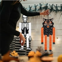 New 2024 Halloween Decorations,Halloween Hanging Decoration Indoor For Home,New Halloween Honeycomb Pendant Halloween Decoration Witch Skull Pendant Ghost Festival Decoration Pumpkin Pendant