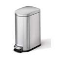 thumbnail image 6 of EuKer 2.6 Gal Slim Trash Can, Metal Garbage Can with Removable Inner Bucket and Soft Close Lid for Kitchen, Bathroom, Silver, 6 of 7