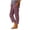 Pink #1, variant on Guluxicc Womens Cotton Lounge Pants with Pockets Elastic Waist Drawstring Loose Straight Leg Trousers for Sleepwear
