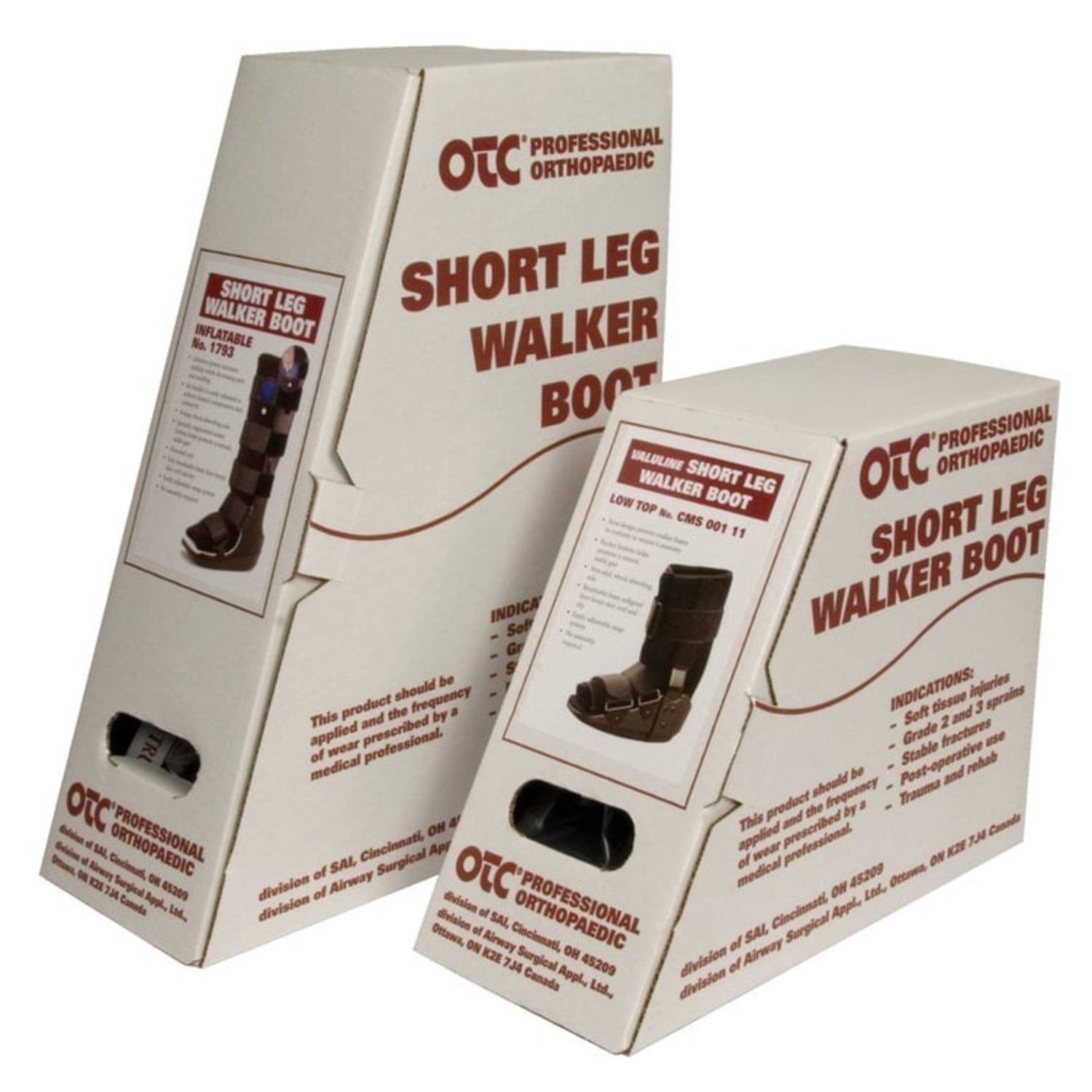 OTC Low Top Walker - 11" Upright, Black, X-Large