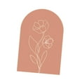 thumbnail image 2 of Calcomanía de pared con arco para decoración, despegar y pegar, para dormitorio, puerta del hogar, cabecero, sala de estar Rosa, 2 of 9