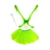 Pretend Play Dress Up Mozlly Green Twinkle Fairy Tutu Costume (3pc Set) (Multipack of 6)