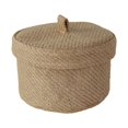 thumbnail image 1 of PENGXIANG Promotion Clearance!  Baskets with Lids - 1pc Decorative Jute Baskets with Lids for Organizing - Natural Jute Rope Lidded Baskets - Storage Baskets with Lids A2, 1 of 7