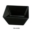 thumbnail image 1 of Yanco Rome Bol Carré en Mélamine, Capacité de 10 oz, Noir, Lot de 72, 1 of 1