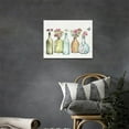 thumbnail image 2 of Bathroom Decor Wall Art Floral Butterfly Pictures Wall Decor Flower Canvas Prints Painting Bathroom Decorations Framed Artwork for Bathroom Living Room Bedroom Kitchen 16"x12", 2 of 6