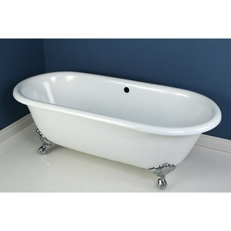 UPC 663370286513 product image for Kingston Brass VCTND663013NB1 66 inches Cast Iron Double Ended Clawfoot Bathtub  | upcitemdb.com