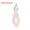 Rose Quartz, variant on Natural Gemstone Faceted Drop Reiki Chakra Healing Pendant Beads Silver 11x35mm-Clear Quartz