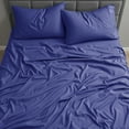 thumbnail image 3 of Nestl Full XL Sheet Set, 1800 Series Microfiber Deep Pocket 4 Piece Bed Sheet Set, 3 of 8