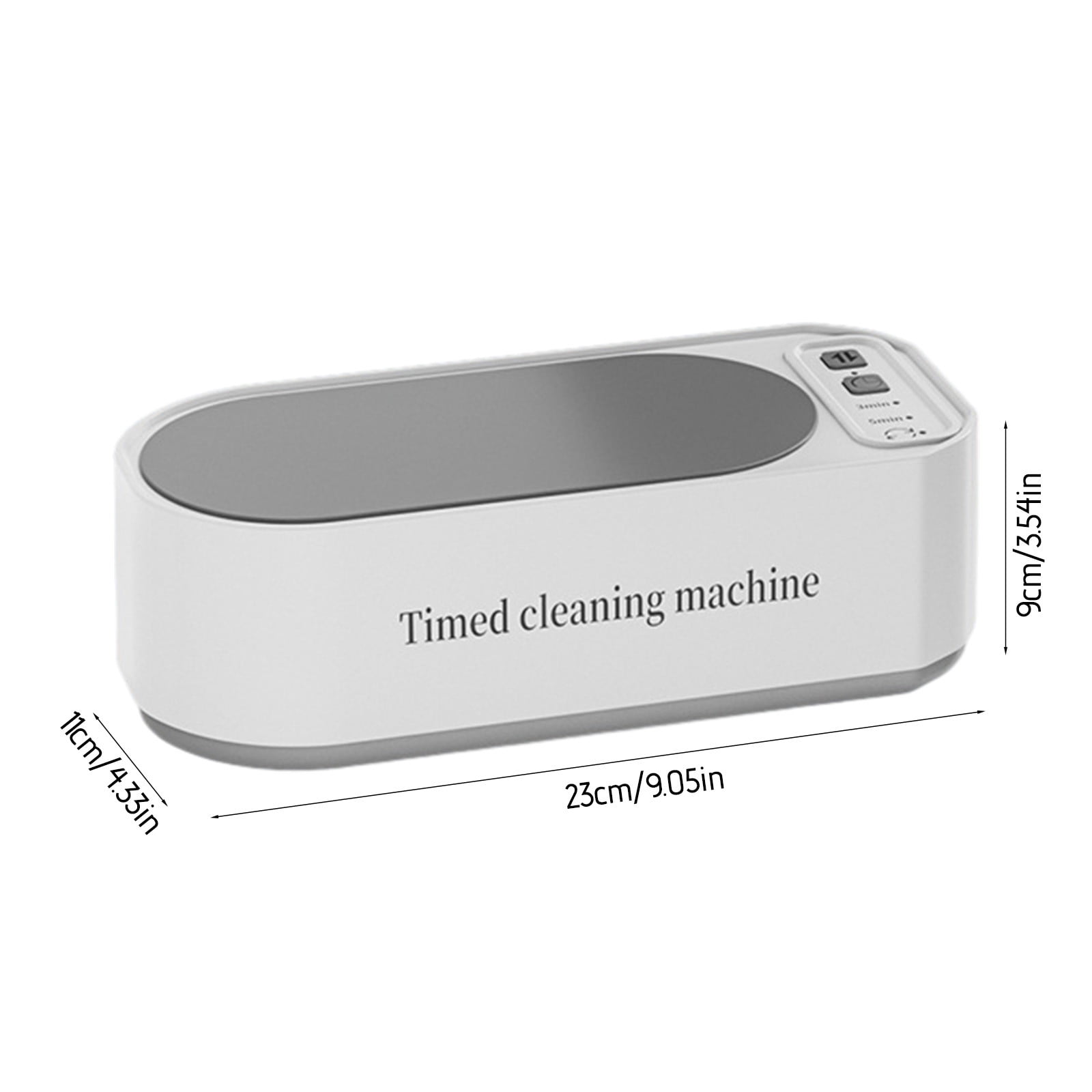 TaTaai 2Pcs Jewelry Cleaner, 3-Speed Cleaner Machine for Jewelry, Eyeglasses, Rings, Watch Strap, Dentures