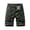 Army Green*1, variant on Eryao Mens Big and Tall Cargo Shorts Knee Length Elastic Waist Pants with Pockets Casual Outdoor Work Hiking Shorts,Black,40
