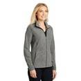 thumbnail image 4 of Port Authority Ladies Heather Microfleece Full Zip Jacket-3XL (Pearl Grey Heather), 4 of 6