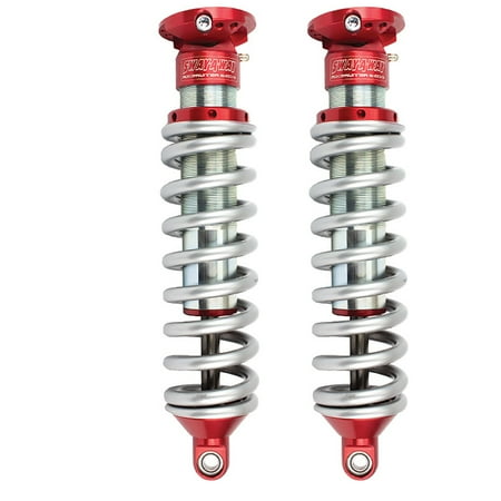 aFe Power 101-5600-05 Sway-A-Way Front Coilover Kit; 2.5 in. Diameter; Pre-Set For 2-2.5 in. Lift; Zinc Plated Steel Cylinder Bodies; CNC Machine Aluminum Components; Adj. Ride Height ;