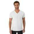 thumbnail image 3 of Hanes Men's Cotton V-Neck Undershirt Pack with Odor Control, Moisture-Wicking, 6-Pack, 3 of 10