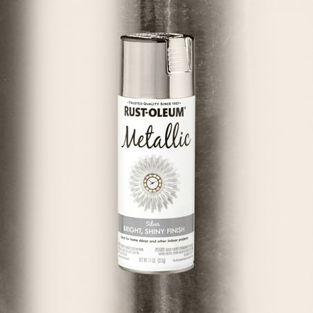 UPC 020066430863 product image for Silver  Rust-Oleum Metallic Spray Paint-340648  11 oz | upcitemdb.com