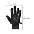 thumbnail image 2 of unbranded Guantes Negros Para Con Protección Contra Y Función Táctil Para Montar, 2 of 8
