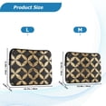 thumbnail image 4 of FORMRS 13"-13.3" Laptop Sleeve Protective Case Soft Carrying Quilted Computer Bag Cover, Black Geometric, 4 of 7