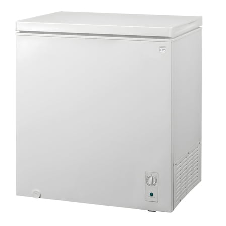 Kenmore 7 cu ft Deep Chest Freezer Convertible Refrigerator Garage Ready Freezer for Food and Meat Storage, White