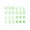 Green-2, variant on American Mahjong Solo Practice Board, 24-Slot 3D Printed Solo Tile Training Tray with RLO Charleston Guide, Portable Mahjong Accessory for Home Lessons Club Travel Use (Blue)