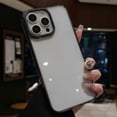 thumbnail image 1 of For iPhone 16 Pro Case TPU+Tempered Glass Clear Phone Cover -, 1 of 5