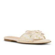 Madden Girl Jean Women's Slip-On Bow Accent Sandals Color: Floral Size: 7