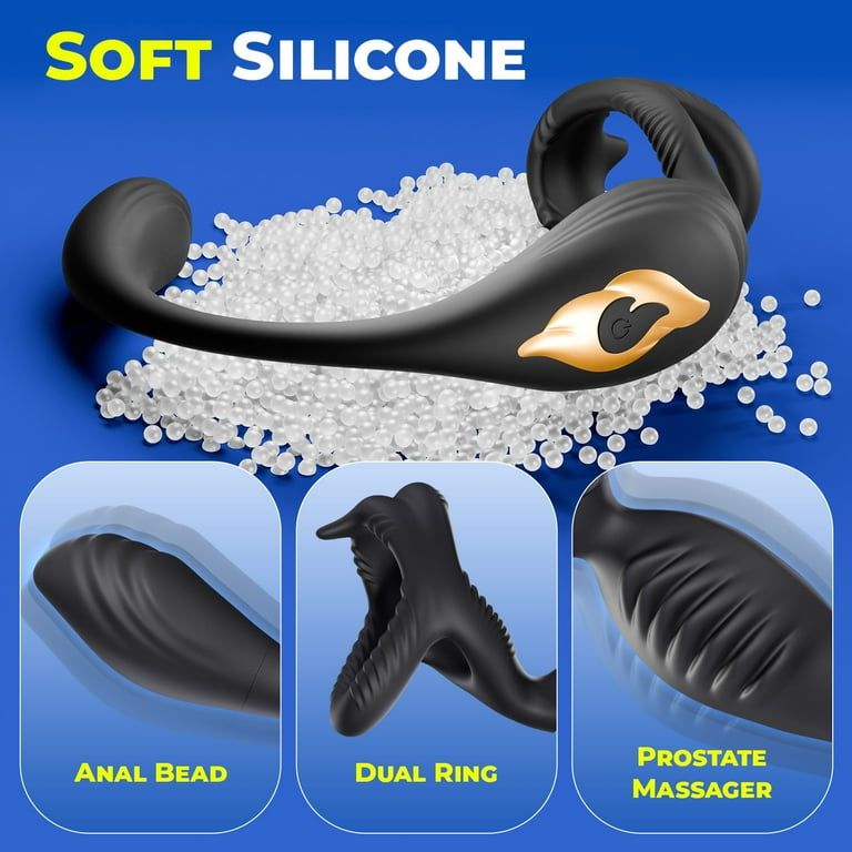 KERERO Vibrating Penis Ring Vibrator,7 Vibration Male Sex Toys for Men Anal  Vibrator with Bullet, Prostate Massager Adult Toy, Remote Control Penis Ring  Vibrators Couple Sex Toys, Adult Toys for Men -