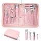 thumbnail image 1 of Set de manicura MINKINH de 26 piezas con herramientas y estuche de acero inoxidable, 1 of 9