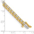 thumbnail image 4 of Primal Gold 14 Karat Two-Tone AA Diamond Tennis Bracelet, 4 of 5