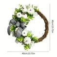 thumbnail image 2 of sruoe Halloween Decorations, Halloween Wreaths for Front Door, Artificial Wreaths, Indoor Outdoor Halloween Decor, Halloween Wreaths for Front Door, Halloween Festival Door Hanging Wreaths, 2 of 6
