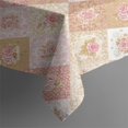 thumbnail image 4 of Pioneer Flower Floral Print Pattern Rectangle Tablecloth 60"x102", Waterproof Polyester Table Cloth, Wipeable Spillproof for Dining Camping Indoor Outdoor, 4 of 6
