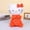 Orange KT, variant on KT Cat Kuromi Sleep-soothing Breathing Sound Light Companion Plush Toy Doll Soft Doll Gift