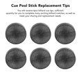 thumbnail image 3 of Billiard Pool Cue Tips, 6pcs 14mm  Billiard Pool Cue Tips Cue Pool Stick Replacement Kit Billiard Cue Tips for Pool Cues Snooker, 3 of 7