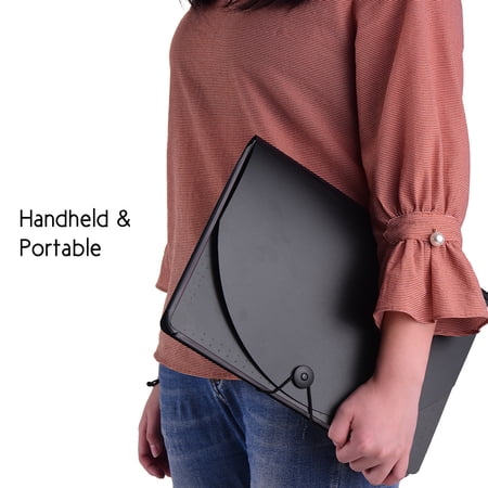 Accordian Expanding File Folder 12 Pockets Rainbow Coloured A4 Paper Filing Cabinet With Cover Receipt Organizer With File Guide And Label Cards For Home School Office Walmart Canada