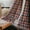 Coffee, variant on Boho Curtains Plaids for Bedroom, Semi Blackout Linen Farmhouse Tassels Window Treatment Bohemian Drape, Rod Pocket 1 Panel