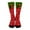 yu1126#- Red1, variant on Kids Sports Socks Six Seven 6 7 Graphic Print Crew Socks