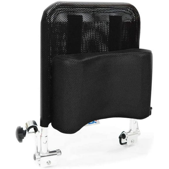Wheelchair Headrest Support System, Universal for Self-propelled Wheelchair Transport Chair (Adjustable Distance 16-20 inches) (Black)
