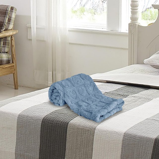 BotaniNest Soft Heart Printed Blanket—a Comfortable And Stylish Home Décor Item That Combines Relaxation And .