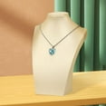 thumbnail image 3 of Elegante collar, cadena, joyería, busto, adorno, joyería, organizador, maniquí, PU, colgante, collar, modelo de exhibición, para mujeres, hogar, dormitorio, encimera B-Aureato Sunnimix Collar Busto Titular, 3 of 8