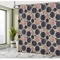 thumbnail image 4 of Ambesonne Circle Shower Curtain, Vintage Rounds Geometric Art, 69"Wx70"L, Blush Dusk, 4 of 4