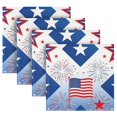 thumbnail image 2 of Iauyy Satin Napkins Set of 1- Flag Pattern DIY Printing Decoration Cloth Napkin- Easy Care for Home/Party, 2 of 8