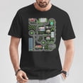 thumbnail image 2 of Kid Playing Cars On Dad’s Back Race Track Mat Father’s Day Funny Graphic T-Shirt – Cute Dad and Kids Activity Tee for Father’s Day Gift, 2 of 3