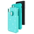 thumbnail image 3 of Apple iPhone Xs Max Case,Bling Sparkly Bumper Shock Proof Silicone Phone CaseGirls Women with Screen Protector - Teal, 3 of 5