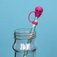 thumbnail image 5 of JGJJUGN Halloween Skull Straw Cap for Stanley Cups, Food Grade Silicone Straw Covers, 10mm Sealed Straw Sleeves for Spill Protection, Dishwasher Safe Reusable Drink Accessories, 5 of 5