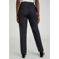 thumbnail image 2 of Jessica London Women's Plus Size Stretch Knit Elastic Pull-On Straight Leg Pants Trousers, 2 of 5