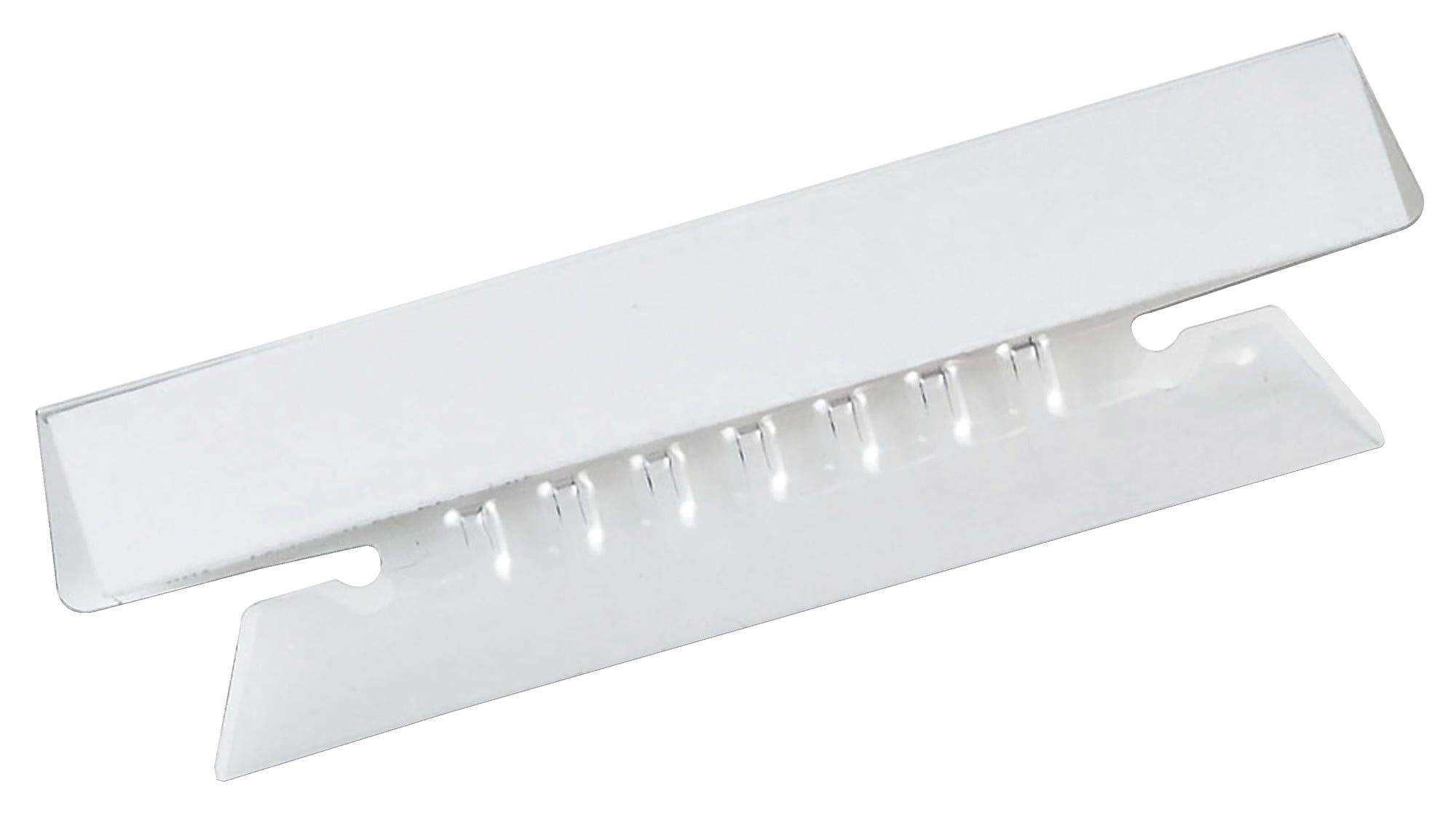 Esselte Pendaflex Oxford Plastic 1/3 Cut Hanging File Tab, 3-1/2 in, Clear, Pack of 25