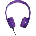 thumbnail image 5 of Contixo Kids Bluetooth Headphones, Wireless & Wired, Built-In Mic, Foldable, Adjustable Headband, iPhone, iPad, Android & Gaming Devices - Purple/Pink, 5 of 8