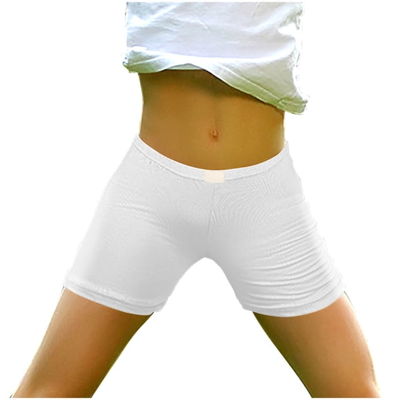 Odeerbi 3-14 Años Niñas Bicicleta Pantalones Cortos Algodón Seguridad Bajo Vestido Pantalones Cortos Yoga Danza Pantalones Cortos Primavera Verano Pantalones Cortos