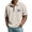 Beige, variant on LNZGNM Mens 4th of July Polo Shirt USA 250th Anniversary Quarter Zip Pullover Casual Short Sleeve 1776-2026 Golf Polos Summer Top,Beige M