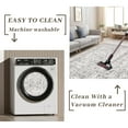 thumbnail image 6 of 5'x7' Area Rugs for Living Room Washable Rugs Vintage Oriental Boho Rugs Bedroom Kitchen Dining Room Farmhouse Office Non-slip, Gray, 6 of 8