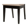 thumbnail image 7 of Baxton Studio Kai Modern Sand Fabric and Dark Brown Finished Wood 5-Piece Dining Set, 7 of 7