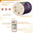 thumbnail image 5 of Yayeee Flameless Candles with Remote Flickering Battery Operated Multi Color Changing, Colorful UFO, 5 of 7